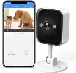 3MP Outdoor Security Camera WiFi Camera 2.4G WiFi & Bluetooth & Color Night for Home Security Baby Pet IP66 Waterproof 2 Way Audio Motion Detection Siren SD/Cloud Storage Color Night Vision