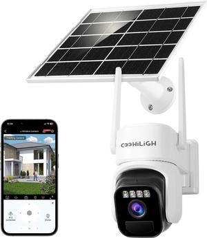 4G LTE Cellular Solar Powered 3MP 2K No WiFi Security Camera,PTZ Wireless Outdoor 360° View, PIR Motion Detection, Color Night Vision, 2 Way Talk, Built in SIM Card