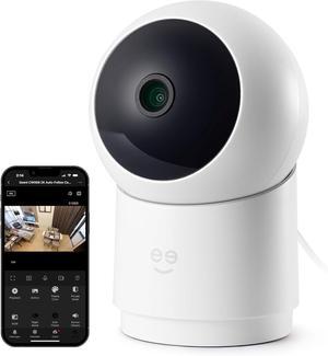 Scope 2K Auto Tracking Indoor Security Camera, Smart Wi-Fi Home Camera with 2K HD, Motion Detection, Night Vision, Auto-Tracking, Voice Control with Alexa & Google Assistant, Easy Setup