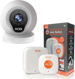 Connect Emergency Alert System Bundle, Smart Wireless Caregiver Support Monitoring System Pair with Multi-Purpose Monitor