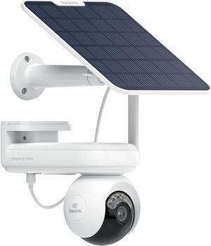 4K Solar Security Cameras Wireless Outdoor, First 10s Pre-Record in Battery Cameras for Home Security, 500 Days Battery Life, Auto Tracking, ColorX Night Vision, Wi-Fi 6