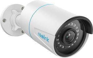 5MP Security PoE IP Camera, Person/Vehicle/Pet Detection, Time-Lapse, 100ft IR Night Vision, Work with Smart Home, Support 256GB SD Card, Surveillance Outdoor Indoor, RLC-510A