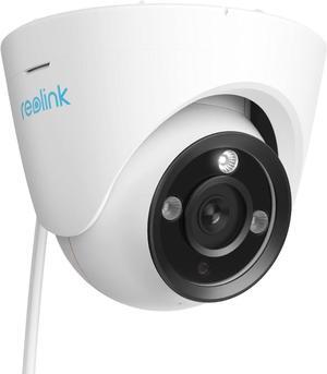 12MP PoE IP Camera Outdoor, 97° Wide Angle Dome Security Camera for Home Surveillance, Human/Vehicle/Pet Detection, 700lm Color Night Vision, 2 Way Talk, Up to 256GB microSD Card, RLC-1224A