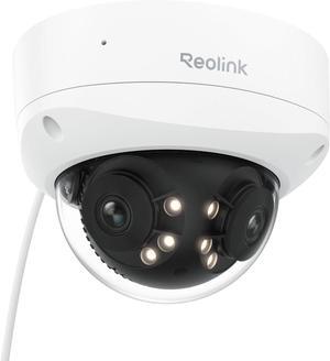 16MP UHD Dual-Lens PoE Security Camera with 180° Panoramic, Motion Track, Color Night Vision, Smart Detection, 2 Way Talk, IK10 Vandal-Proof, IP67 Weatherproof, No PT Supported