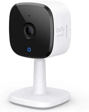 Security Indoor Cam C120 | Plug-in Security Camera 3 MP | 2K with Wi-Fi | IP Camera | Voice Assistant Compatibility | Night Vision | Two-Way Audio | HomeBase 3 Compatible | Audio and Motion Alert