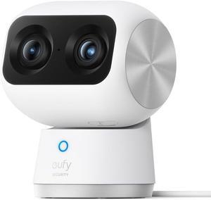 Security Indoor Cam S350, Dual Cameras, 4K UHD Security Camera with 8× Zoom, 360° Camera, Baby Monitor, Pet Camera, Human/Pet Detection, AI Tracking, 2.4G/5G Wi-Fi, Plug in