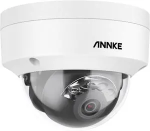 C800 4K IP Camera, H.265+ 8MP Dome PoE Camera, AI Human Vehicle Detection, IK10 Explosion-Proof & IP67 Weatherproof Outdoor Security Camera w/Audio, Spotlight Color Night Vision (Not PTZ)