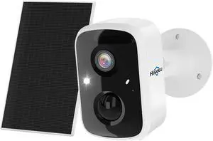 Solar Security Cameras Wireless Outdoor, Battery Powered 3K 4MP Surveillance Indoor WiFi Smart Cameras for Home Security Outside, Motion Detection, Waterproof, Color Night Vision, 2-Way Audio