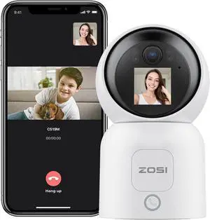 4MP 2 Way Video Security Camera, C519M 360° View Baby/Pet Dog Monitor, 2.5K Plug-in 2.4G/5G Dual-Band WiFi Smart Home Indoor Cam,One-Touch Call,Human Detection,Pan/Tilt,Cloud & SD Card Storage
