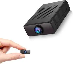 Hidden Camera, Nanny Cam for Home | 2025 4K HD Mini Security Camera, Free Cloud & SD Storage, Works with/Without WiFi for Baby/Pet/Nanny Monitoring (No Audio)