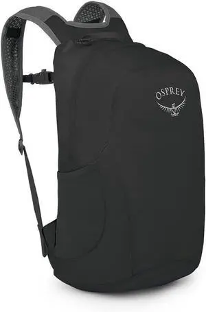 Osprey Ultralight Collapsible Stuff Pack - Lightweight, Packable Travel Backpack  Extra Bag For Travel and Every Day  18 L Capacity Daypack to Expand Luggage, Black