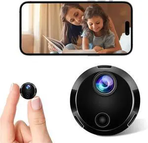 1080P HD WiFi Security Camera -Hidden Cameras - WiFi Camera - Spy Cam-Indoor Nanny Cam -Home Security for with App - Surveillance Cameras with Motion Detection and Night Vision