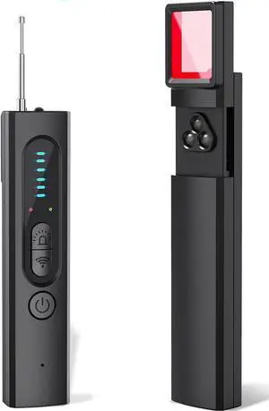 Hidden Camera Detector for Travel, 2025 Upgraded Spy Camera Detector, Hidden Device Finder, Wireless Signal Scanner for Office, 5 Levels Sensitivity 4 Modes, 25H Working Time