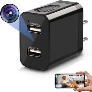 2025 Enhanced 1080P HD Charger and Security Camera with Live Streaming, Motion Detection,WiFi & Bluetooth