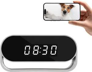 Small WiFi 2K Ultra HD Hidden Camera, Night Vision, Phone App, with Built-in Battery, Video-only