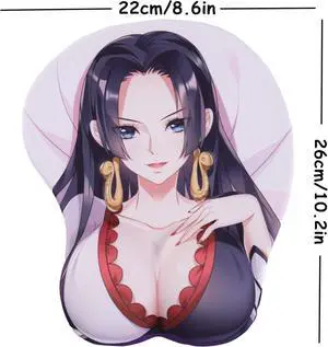 Anime Mouse Pads with Wrist Rest Gaming 3D Mousepads 2Way Skin