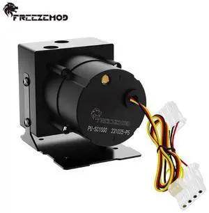 FREEZEMoD computer waterand cold water pump with adjustable speed and shutdown function. PU-MP-Mi8w, with a liftof7 meters and a flow rate of 1200L
