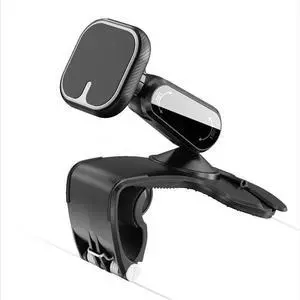 New modelin high demand - Magnetic attachmenttype universal dashboard phone holder with 360-degree rotation forcar navigation and
license plate holder.