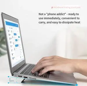 X3 square notebook cooling foot pad, notebook, tablet, mobile phone, portable folding cooling stand, invisible and convenient