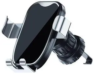 car-mounted mobile phone holder, aluminum alloy gravity airoutlet holder,spiral hook support, navigation holder