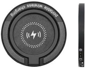 R17 magsafe magnetic wireless charging ring clip stand 15W magnetic fast charging 360-degree rotation without adhesive tape