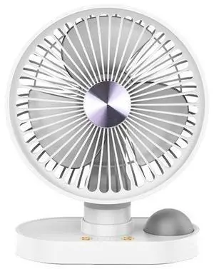 New desktop fan - ofice dormitory desk fan - silent 8-inch powerful fan - rechargeable - household small electric fan
