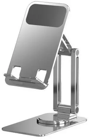 binge-watchingshows
All-aluminum integrated folding portable stand -versatile for mobile phones, tablets, and desktop use- rotating desk forlazy live streaming and