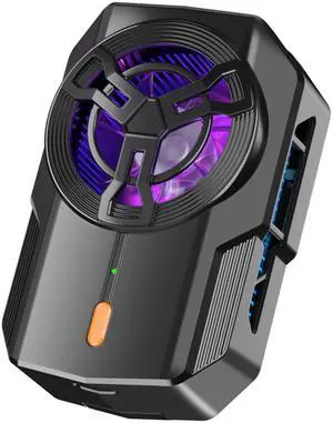 The new mobile phone coolerfor playingPUBG and Honorof Kings features cooling and temperature reduction,aswellas silent operation. it isa best-sellingmobile e-sports device