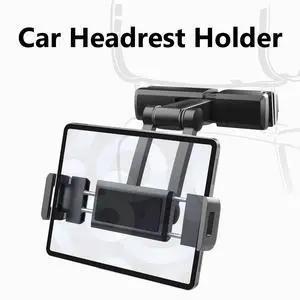 Car rear seat flat mobile phone holder, extendable car seat holder, rear entertainment holder for the car