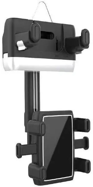 Vehicle-mounted rearview mirror mobile navigation bracket rope structure universal navigation bracket for various vehicle models