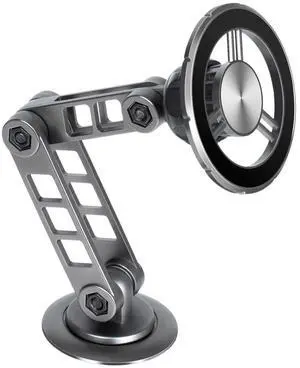 New Magsafe magnetic mechanical arm alloy folding car mount - dashboard-mounted phone holder