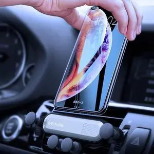 Universal one-piece gravity support 360-degree rotating vehicle mount