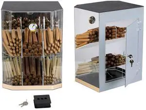 Preserves Cigar Flavor  This premium cigar cooler is the ultimate tool in preserving the longevity of your cigar collection. Precise temperature and humidity controls and an integrated digital hygrom