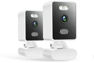 Indoor Security Camera 1080P Home Smart Camera with Wireless 2.4GHz WiFi Monitor for Baby/Nanny/Pet/Dog (2 Pack)