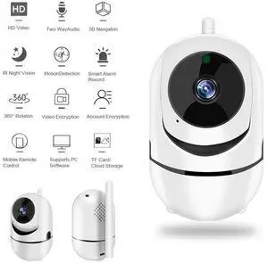 HD IP Camera Wireless Indoor Security Camera 360° 1080P Baby/Pet Monitor WiFi Camera Two Way Audio Night Vision CCTV Camera