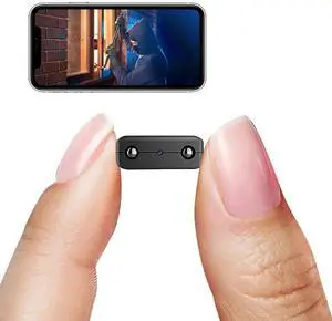 Hidden Cameras - Spy Camera - 1080P HD Indoor Camera - Mini Nanny Cam with Night Vision & Motion Detection- Indoor/Outdoor Wireless Security Cameras, Car, Baby & Pet Monitoring