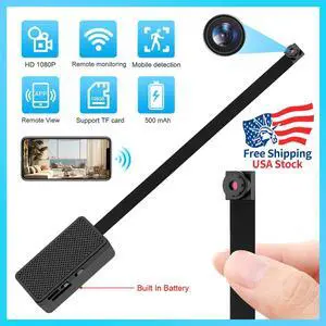 1080P HD Wireless WiFi Spy Camera DIY Mini Pinhole Nanny Cam Video DVR Recorder