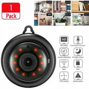 Mini Spy Camera WiFi Small Wireless Nanny Cam Home Security Surveillance Baby Monitor Indoor Video Recorder with Live Feed Phone APP Remote View Night Vision Motion Detection