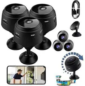 Small Camera Wireless WiFi Hidden Camera 1080P Full HD,Mini Spy Cameras with Night Vision and Motion Detection,Security Nanny Camera for Home/Office