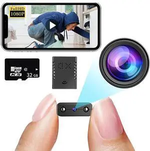 WIFI Mini Camera High Quality Portable Wireless Hidden HD Night Vision with Cloud Storage Long Battery Life Motion Detection Two Way Audio Waterproof and Dustproof Ideal for Home Security and Outdoo