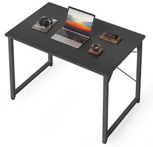 32 inch Computer Desk, Small Home Office Desk for Small Spaces, Modern Simple Style for Home Office Study, Perfect for Students and Adults, Black