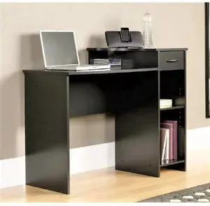Student Desk with Easy-Glide Drawer, Blackwood Finish