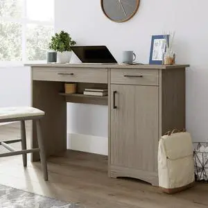 Beginnings Computer Desk, Silver Sycamore Finish