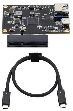 Type-C USB4 40Gbps to PCI-E SSD 4x Graphics Card Converter Cable USB4.0 40Gbps JHL7440 Chipset