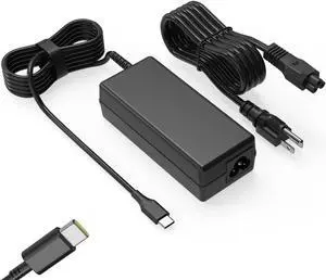 Chargers 65W 20V USB-C Laptop Charger AC Adapter for Dell/HP/Lenovo/Asus/Acer/MacBook/Samsung Chrombook Charger Fast Charging Type C Power Cord Supply