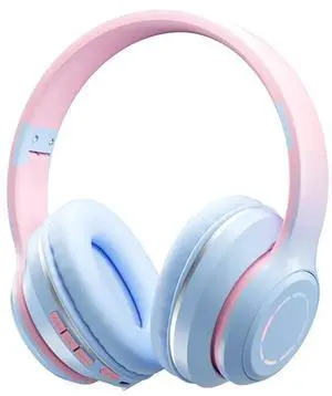 Kids Wireless Bluetooth Headphone Fashion Cute Headset for Girls Boys Birthday Christmas Gift