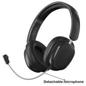 Wireless Headset Bluetooth Headphones Universal Noise Cancellation Game Headsets, Black