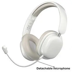 Wireless Headset Bluetooth Headphone Universal Noise Cancellation Mobile Game Headset Blue