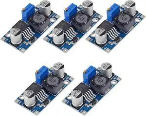 5 Pack LM2596 DC to DC Buck Converter 3.0-40V to 1.5-35V Power Supply Step Down Module
