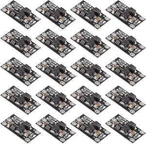 20PCS 1.5A Multi-Function Mini Boost Module Step Up Board 3.7V to 5V 8V 9V 12V Step Up Board with LED Indicato for DIY Electronic Voltage Moduler